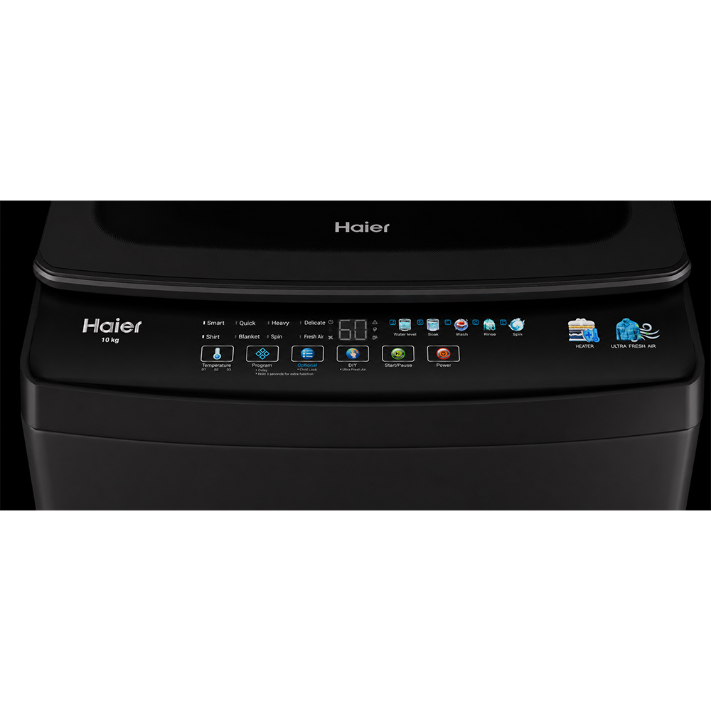 Haier 10KG Top Load Washing Washing Machine (HWM100-H326BK)
